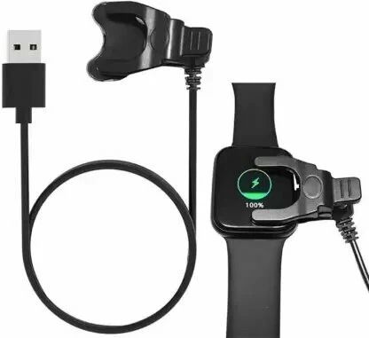 Mobofix Universel ClipSmartWatch Charger 2 Pin Cable W26plus T500 T55 Noise ColourFitPro Charging Pad-image-20