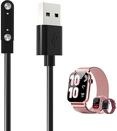 Expresscraft FBN Smart Watch Magnatic Charger Compatible M8 plus- plus, Black Charging Pad-image-6