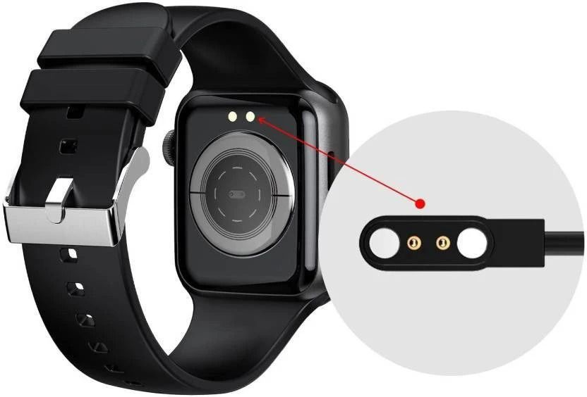 SANNO WORLD Smart Watch 2 Pins Magnetic Suction Charger Cable Compatible Charging Pad-image-1