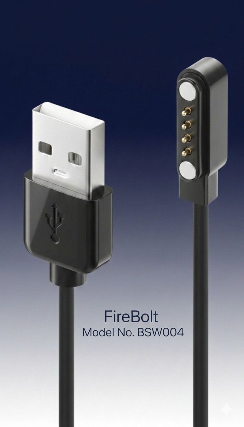 TrastOn USB Fast charger of smart watch fire bolt Model No.BSW004 watch Charging Pad-image-10