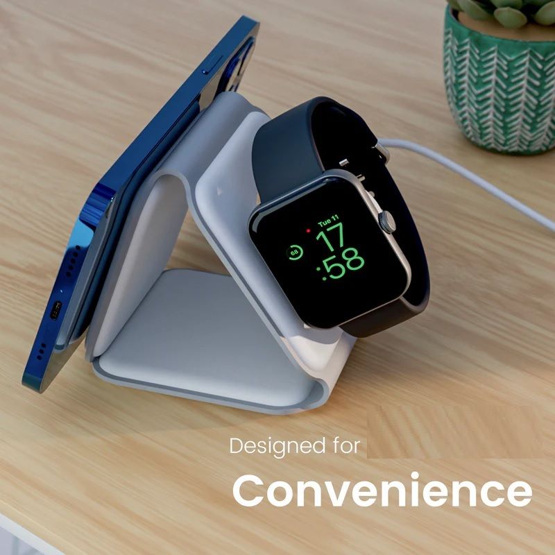 G2L 3-in-1 Best Quality Magnetic Wireless Charger Station for All Smartphones Charging Pad-image-8