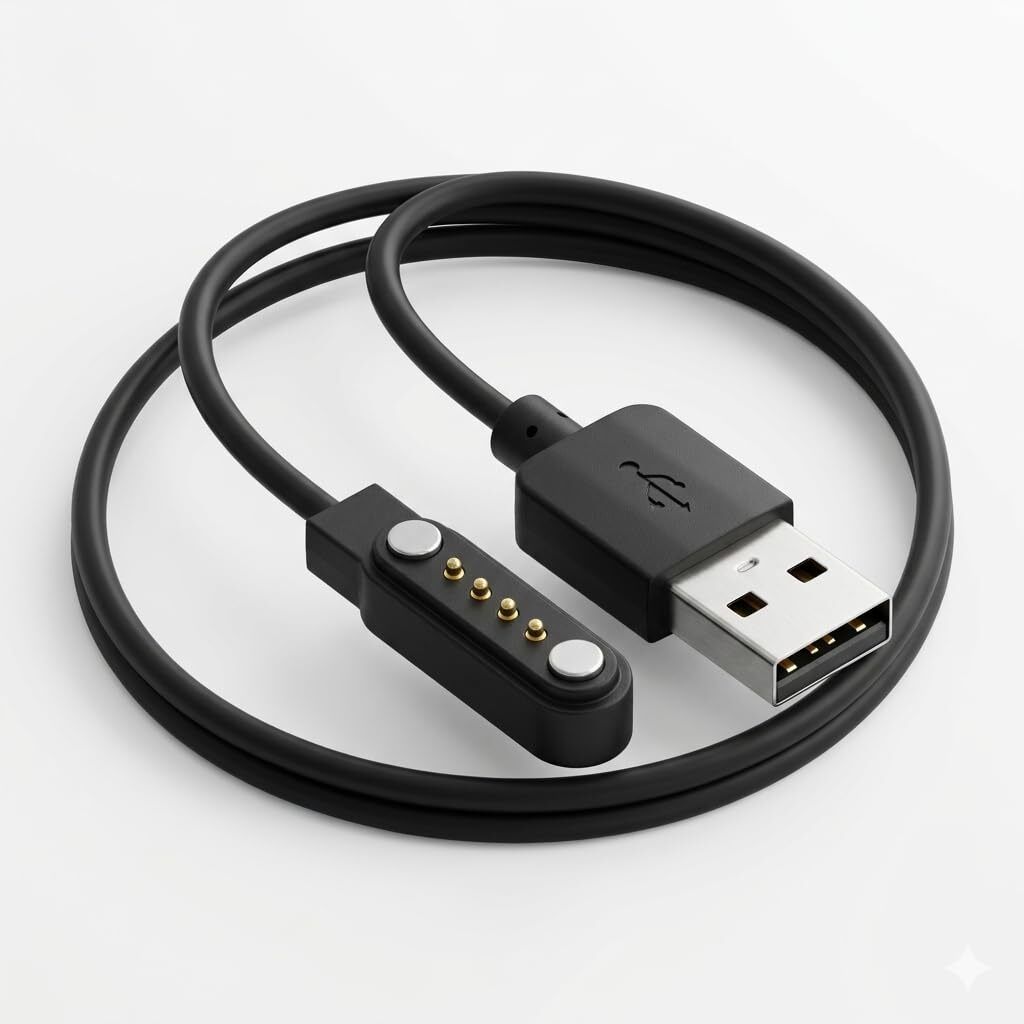 GENIUSGRAWTH 4 Pin Smart Watch Universal Charger Magnetic Smartwatch Accessories Charging Pad-image-22