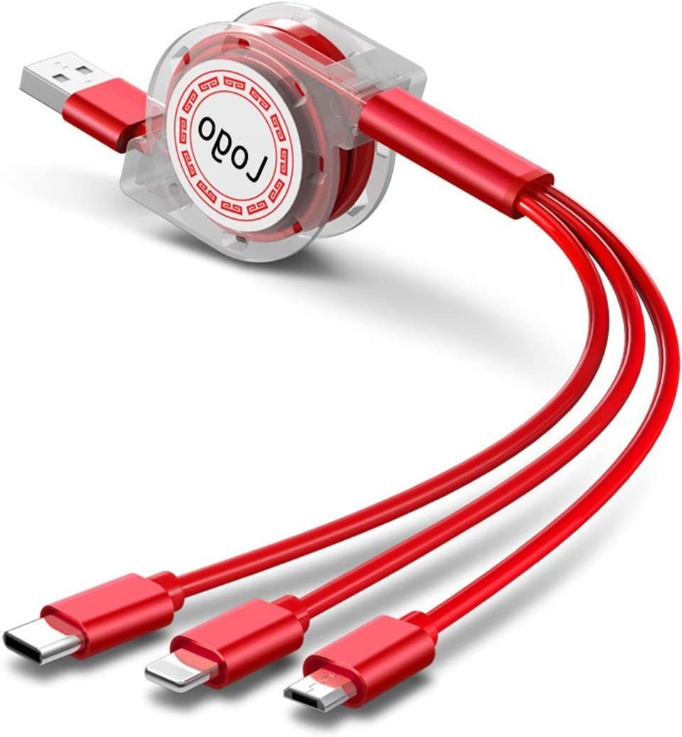 G2L BEST PRICE 3 IN 1Mobile Charging Line fast Charging Cable Type-C Micro Phone Pin Charging Pad-image-0