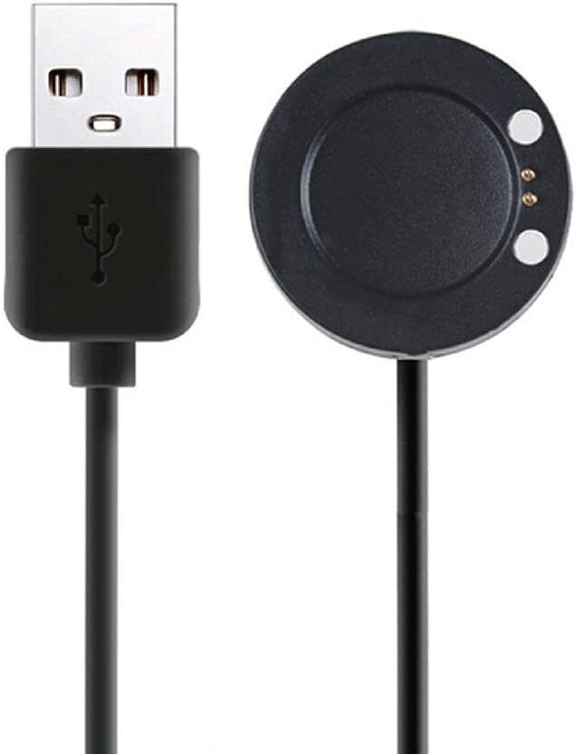 Expresscraft Black Round 2 Pin Watch Charger Cable Compatible BIP Pro Pro USB Charging Cable Charging Pad-picture-14