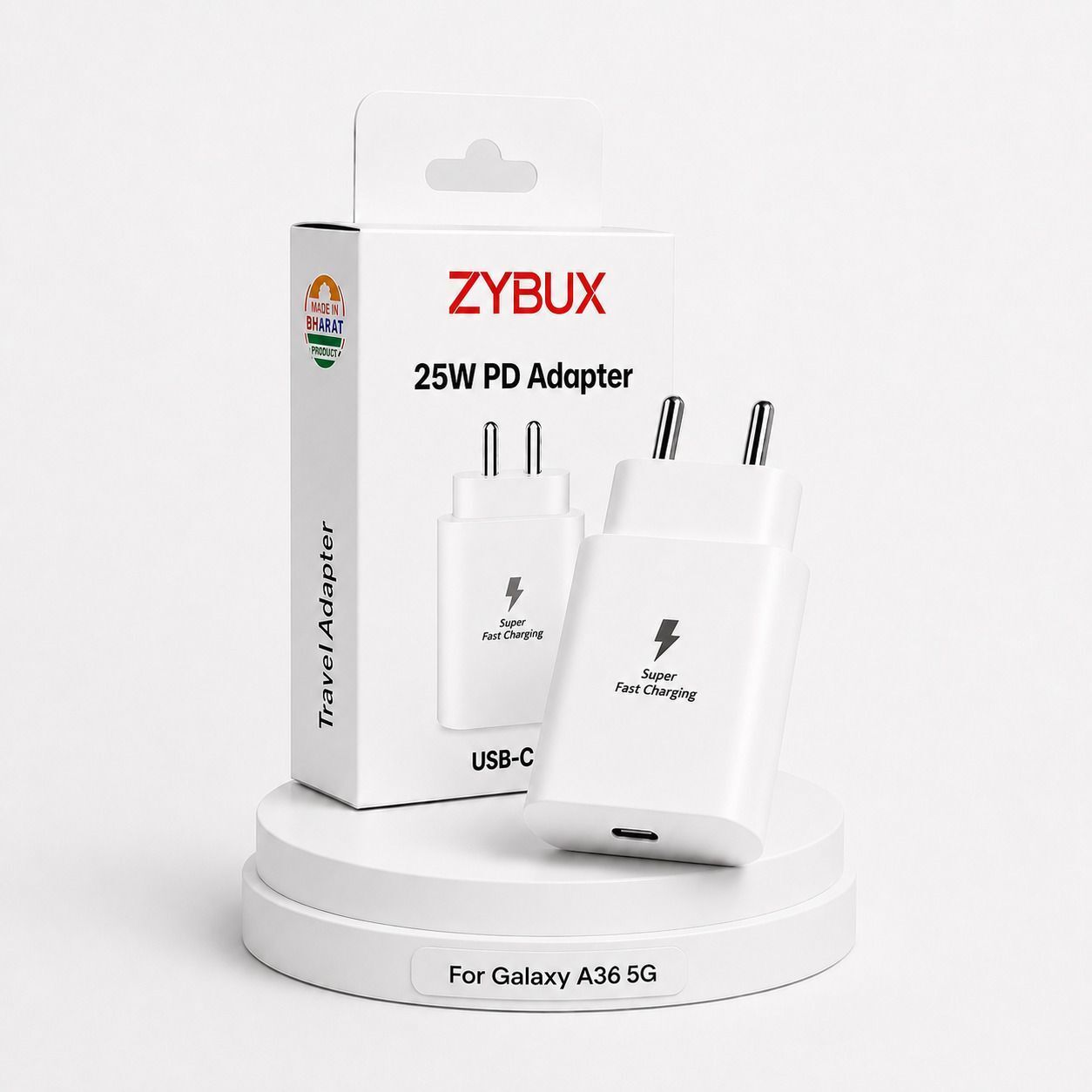 Zybux Samsung 25W Original USB C Super Fast Galaxy A36 5G Mobile Charging Adapter Charging Pad-picture-34