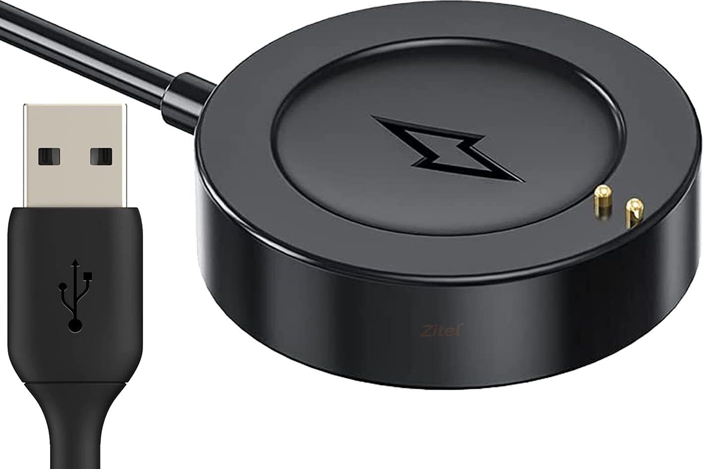 Exelent Usb Cable Magnetic Dock Charger Compatible For Fossil Gen 6 Smartwatch, (Black) Charging Pad-picture-16