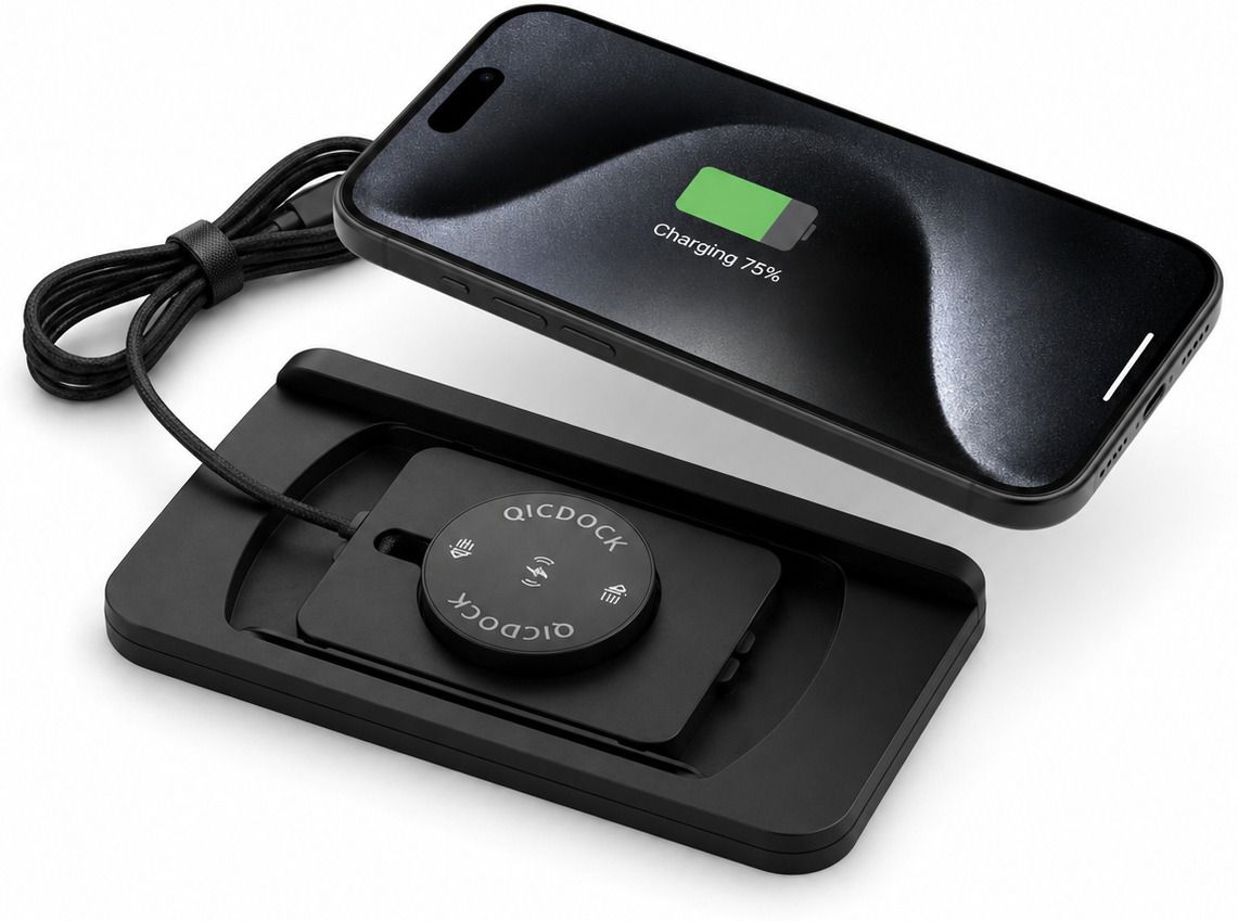 QicDock Taisor (2024/25/26) | Car Wireless Mag-Safe Phone Charger | Charging Pad-image-12