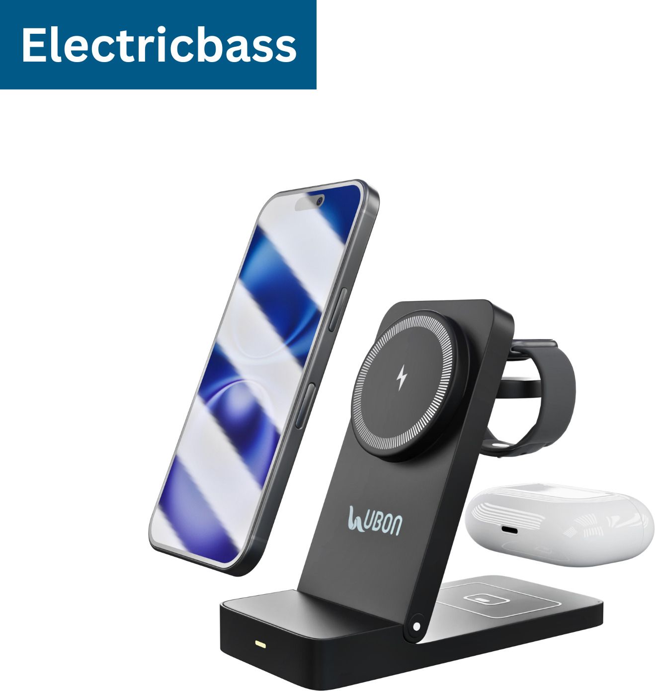 electricbass wireless Charging Power Station Pro Charging Pad-image-16