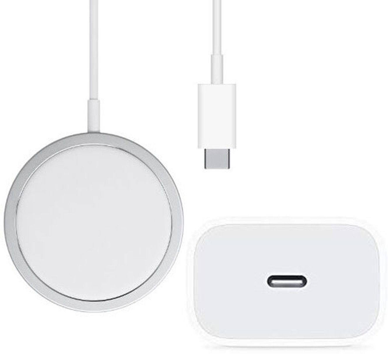 MARS 15W Mag-Safe Wireless Charger with USB 20W Power Adapter, For iPhone 13/ 12 Charging Pad-image-30