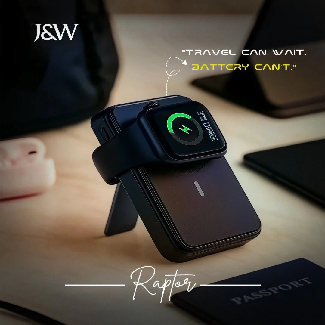 J&W Wireless Charging Power Bank Charging Pad-image-38