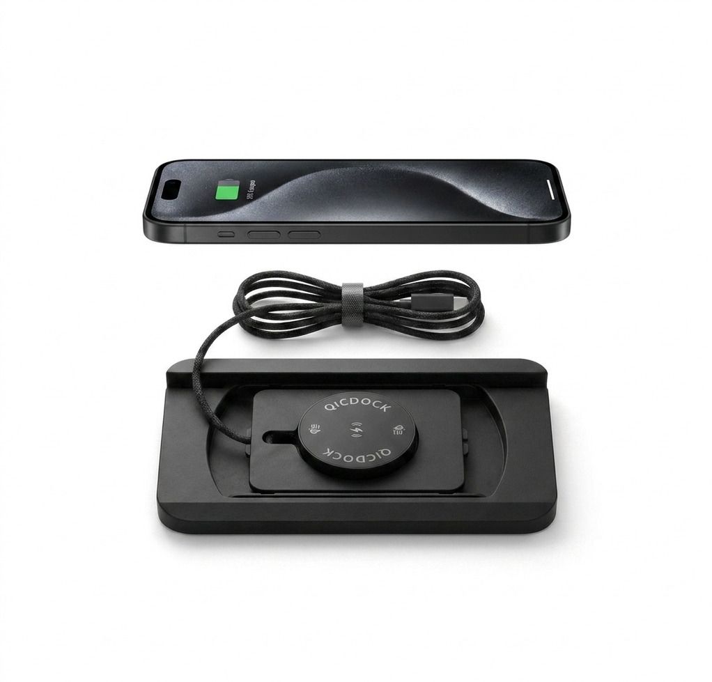 QicDock 3X0 Car Wireless Mag-Safe Phone Charger | Charging Pad-image-9
