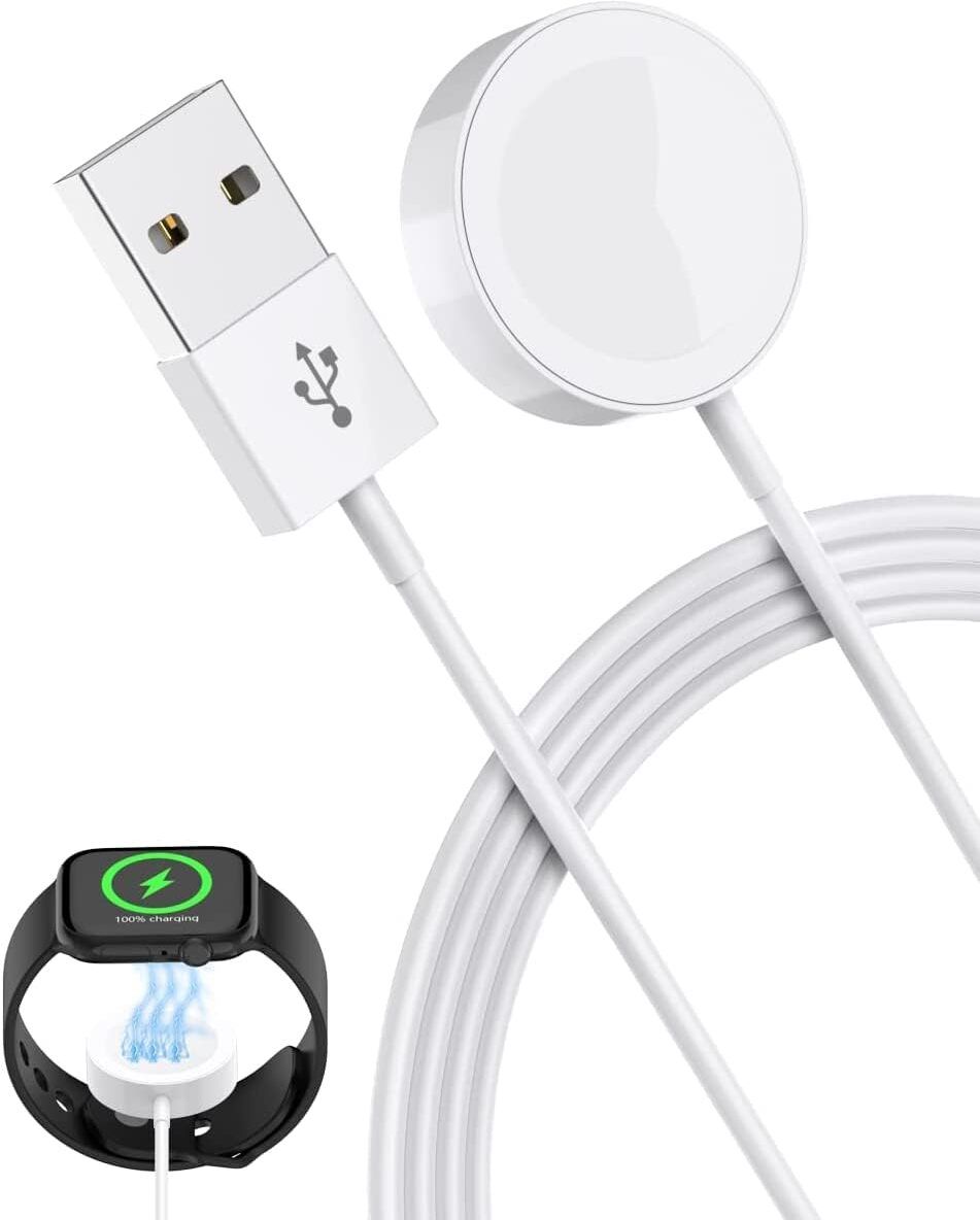 COKOYE Watch Charger,3.3ft Compatible for iWatch Series Ultra 10/9/8/7/6/5/4/3/2/SE/SE2 Charging Pad-image-11