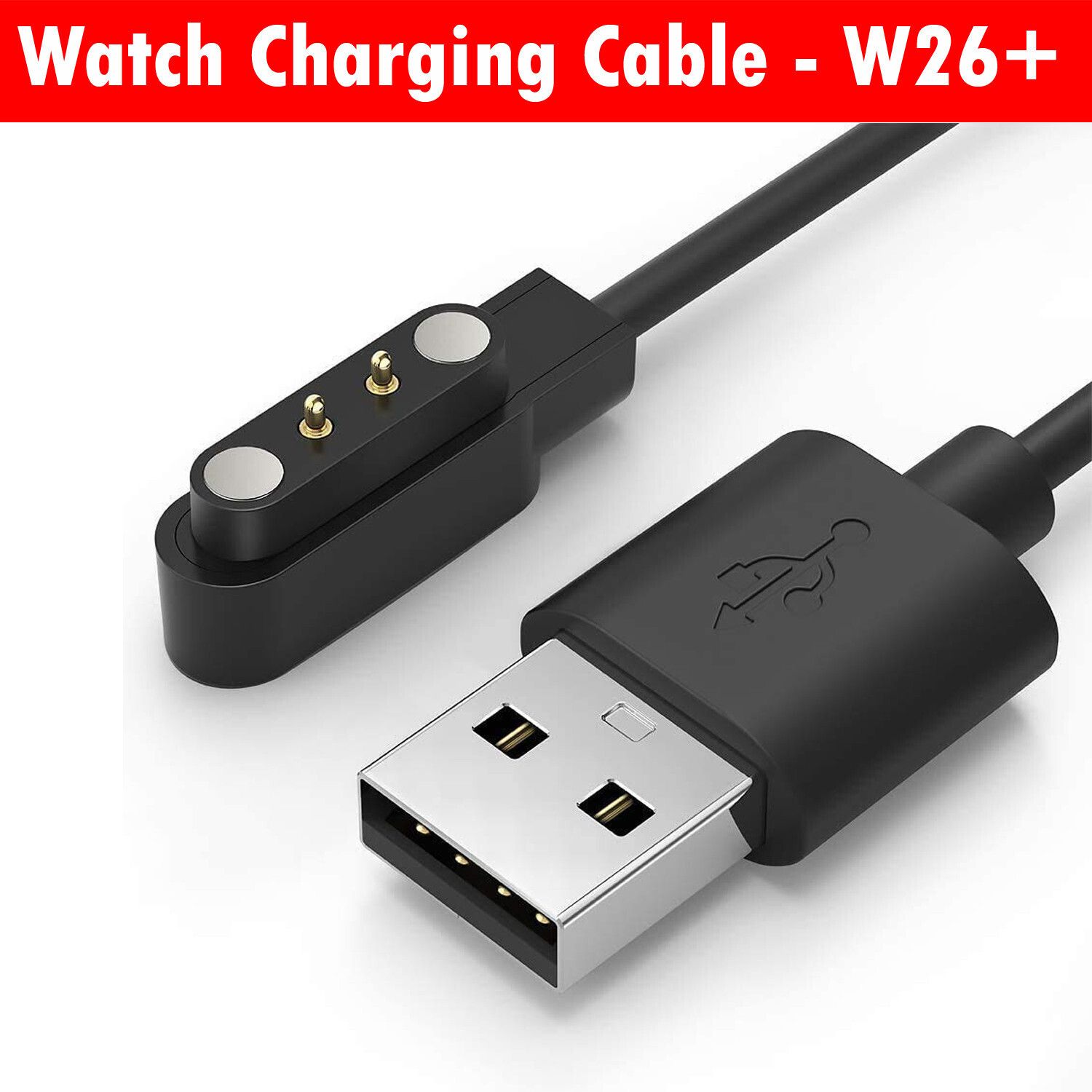 Mobofix Magnetic Charging Cable 0.5 m USB Fast W26 Cable, Watch Charger Charging Pad