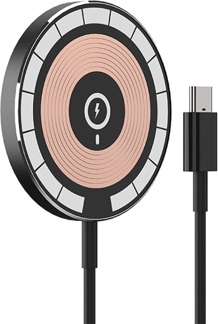 Cokoeye Magnetic Wireless Charger Transparent Fast Charger For iPhone Charging Pad Charging Pad-image-42