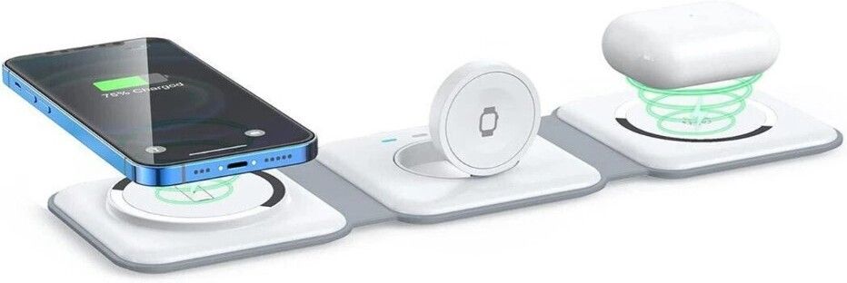 OSTALY 3-in-1 Wireless Charging Pad BL_2 | Portable On-the-Go Magnetic & Smart Watch Charging Pad-picture-12