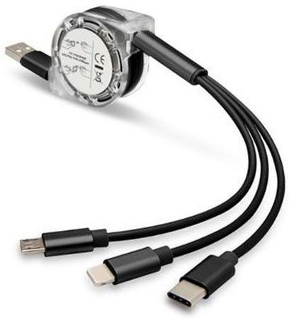 G2L BEST BUY 3 in 1 fast Charging Type-C Micro Phone Smart Charge 3 Port Data Cable Charging Pad-image-18