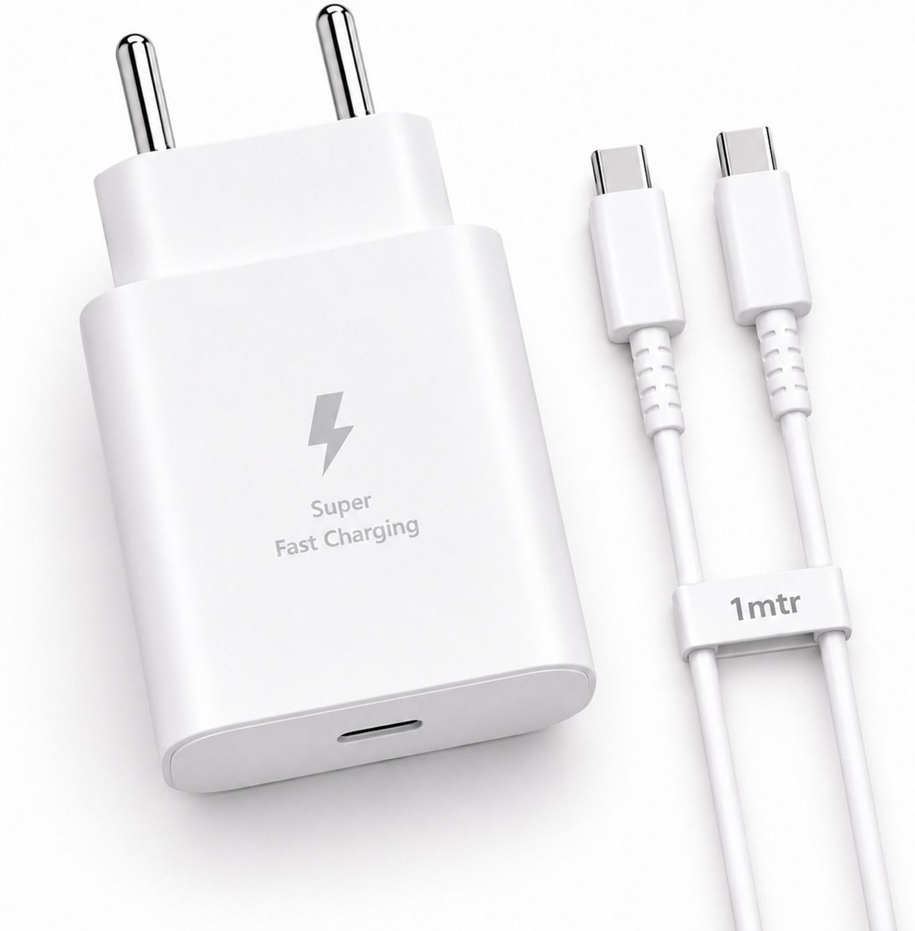 Zybux Original 25W Type-C Super-Fast Samsung Galaxy M07 5G Charging Adapter Cable Charging Pad-picture-25