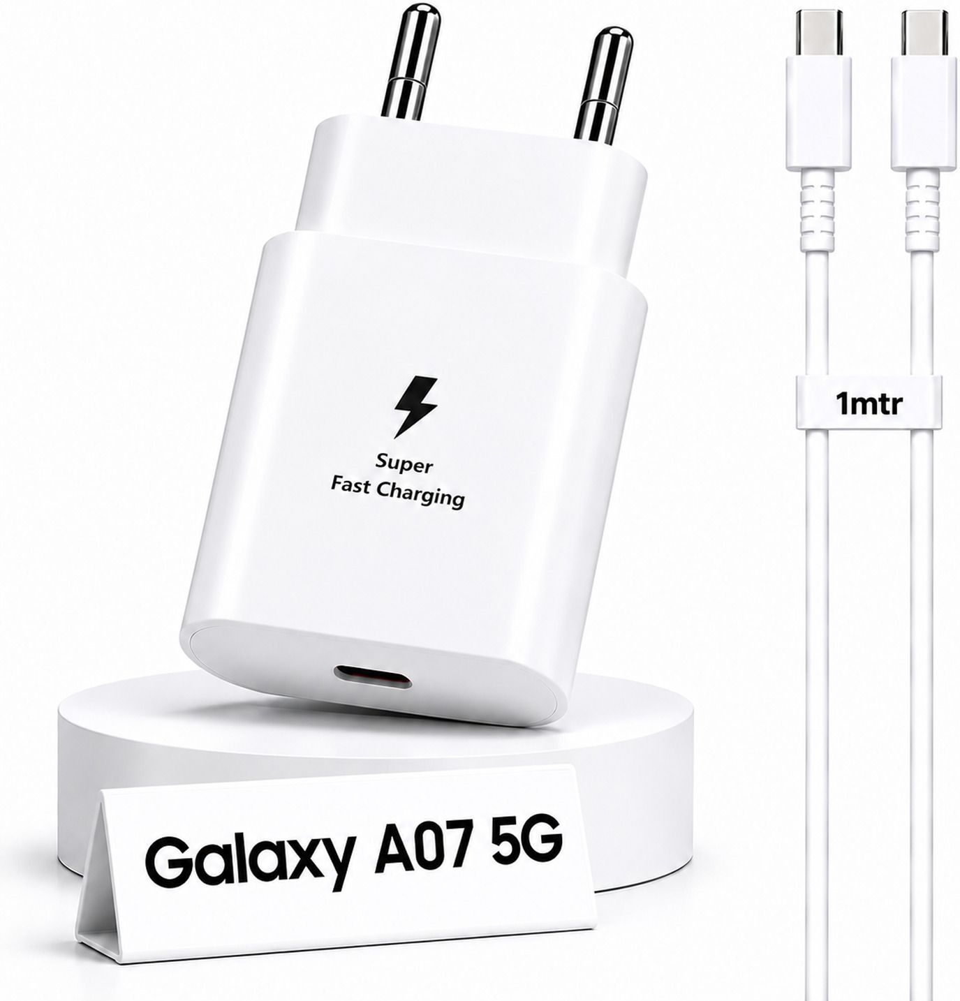 Zybux Samsung 25W Original USB-C Super Fast Galaxy A07 5G Charging Adapter Cable Charging Pad-picture-28
