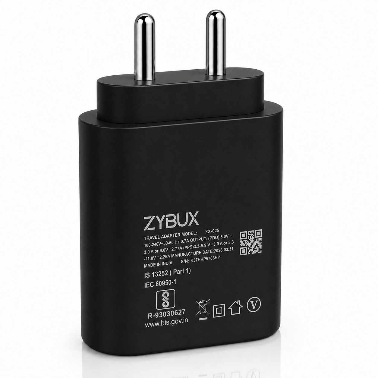Zybux Original 25W Type-C Super Fast Charging Adapter For Samsung Galaxy F36 5G Mobile Charging Pad-picture-20