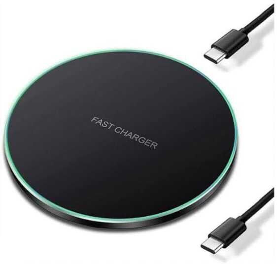 NEXATECH Wireless charger 15W Round, Effortless & Fast smart Qi Charging pad Charging Pad-image-49