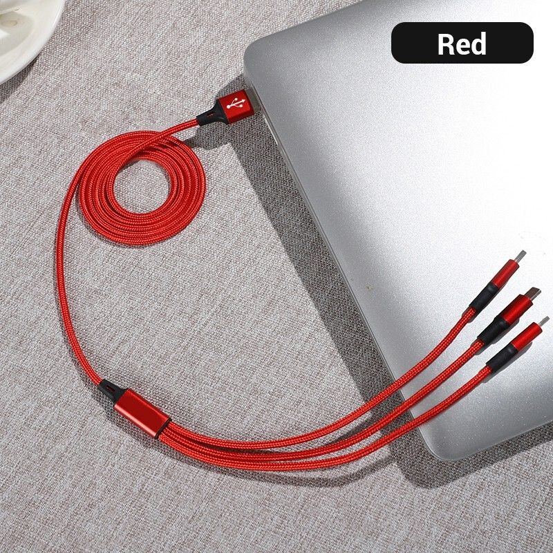 POZUB Three-In-One Fast Charge Data Cable Multiple Pin Charging Cable Multi Charger Charging Pad-picture-26