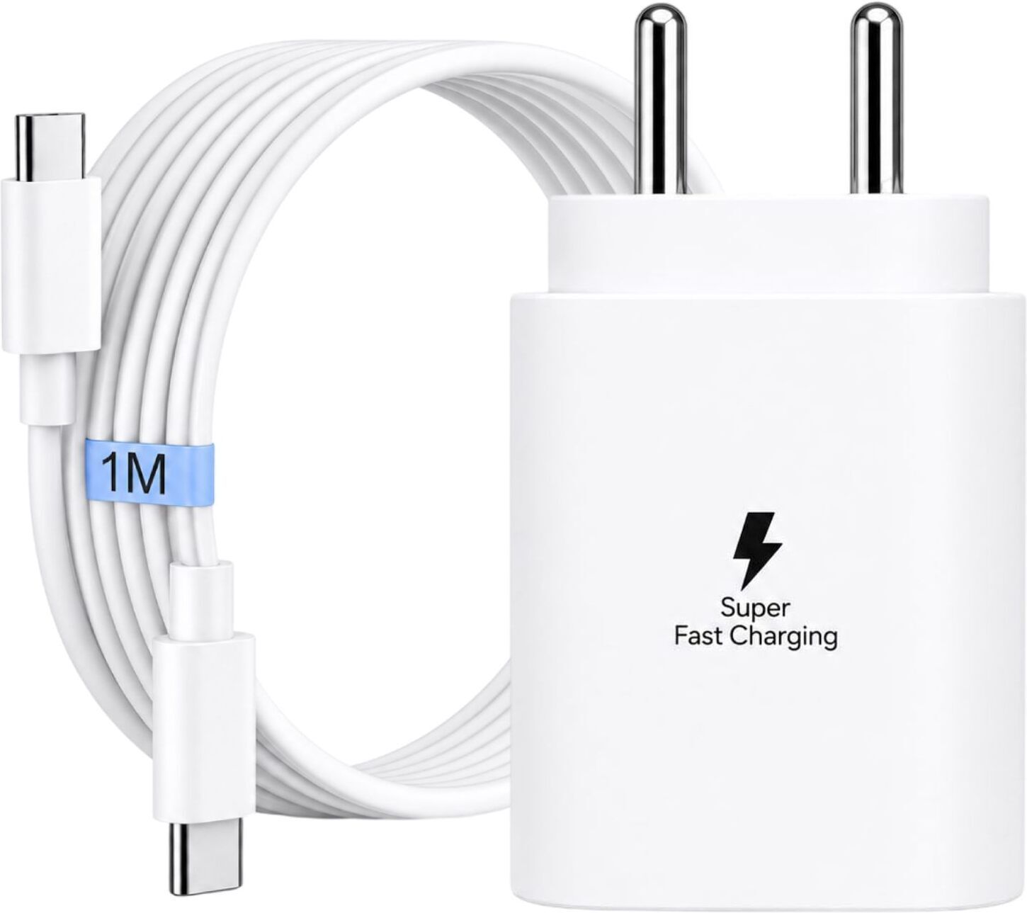 Zybux Super Fast Samsung 25W Original USB-C PD Galaxy A27 5G Mobile Charger Cable Charging Pad-image-5