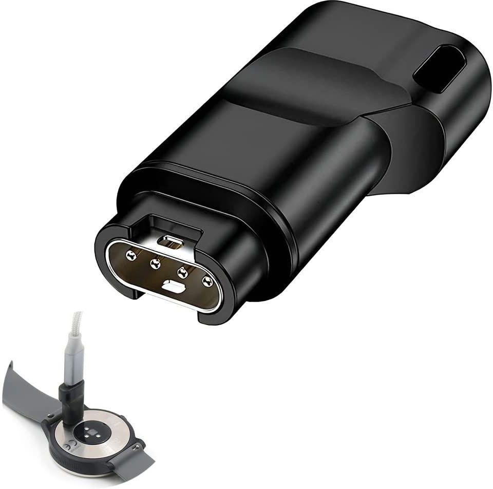 Verilux Garmin Watch Charger to Type C Adapter, Compatible with Garmin Fenix Charging Pad