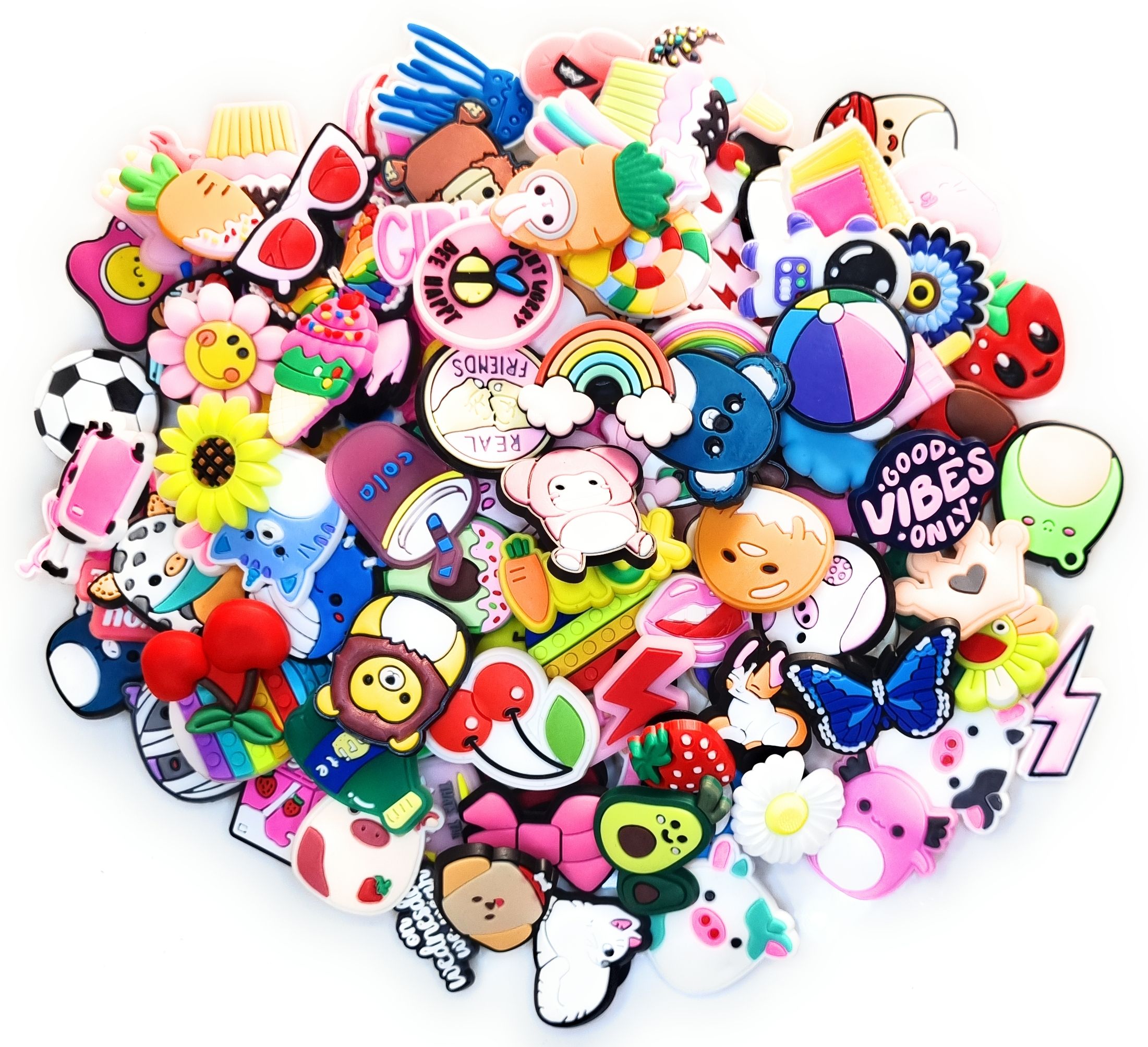 SWASTI RESIN AND CRAFT 10 CLOGS CHARMS Rubber Shoe Charm-picture-12