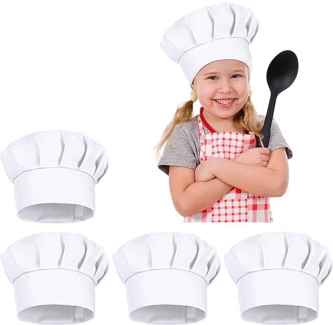 kenim fashion White Chef Hat for Kids Chef Hat-picture-10