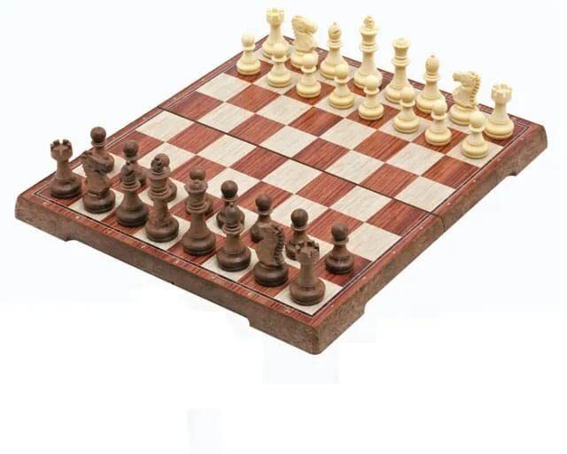 Magnetic Chess Board 12*12 | Folding Plastic Chess Set for Indoor Outdoor Play 30 cm Chess Board