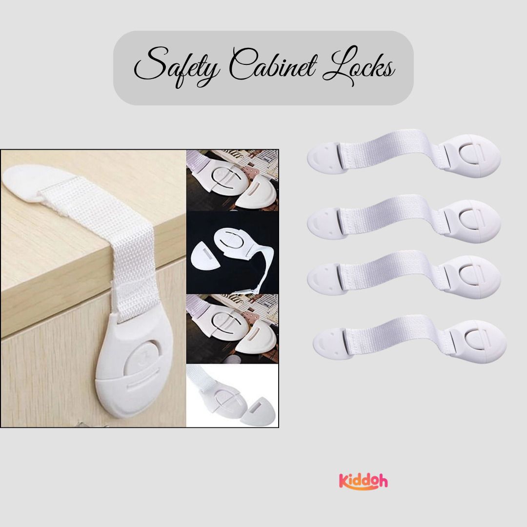 Safety Lock Set of 4 for Kids Child Safety Strap Lock-image-11