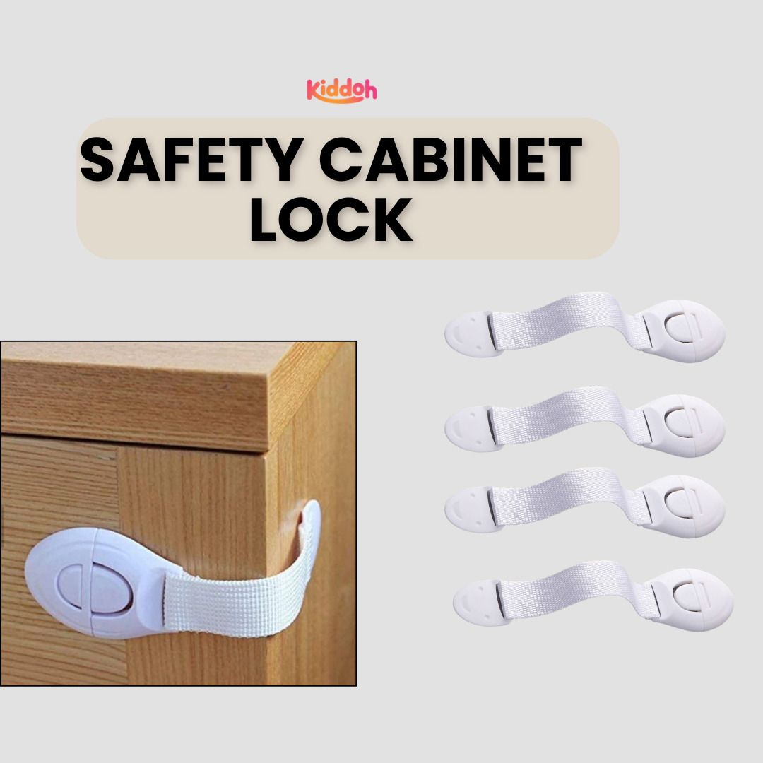 kiddoh Cupboard Safety Lock Pack of 4 Child Safety Strap Lock-picture-30