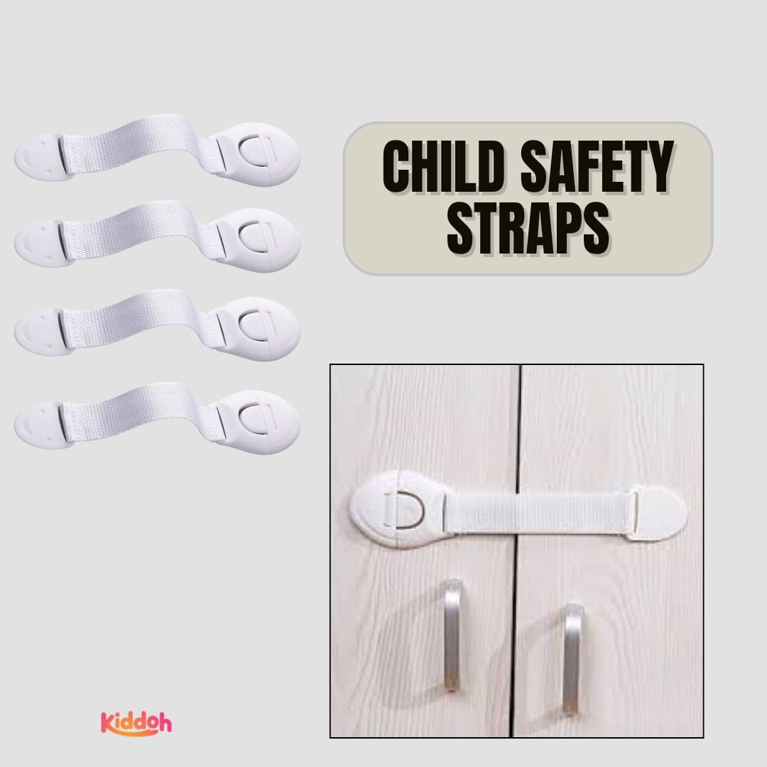 kiddoh Premium Baby Safety Locks Pack of 4 Child Safety Strap Lock-picture-33