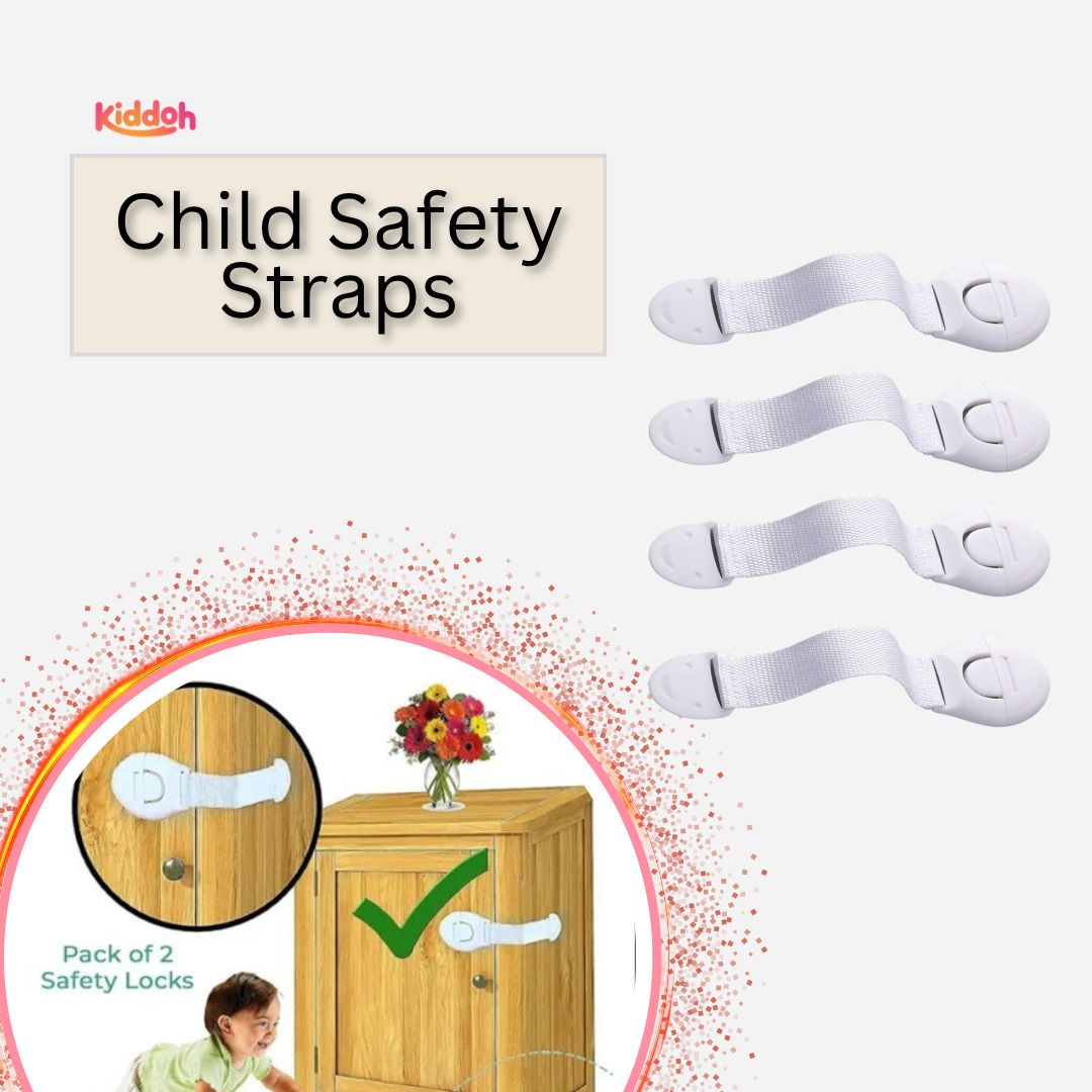 kiddoh Childproof Strap Locks Pack of 4 Child Safety Strap Lock-picture-20