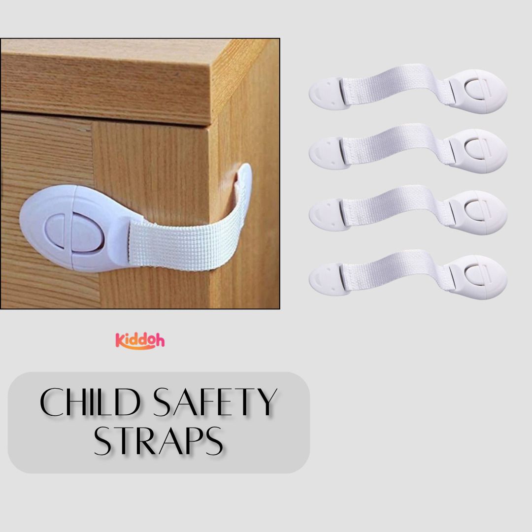 kiddoh Multipurpose Safety Locks Pack of 4 Child Safety Strap Lock-picture-26