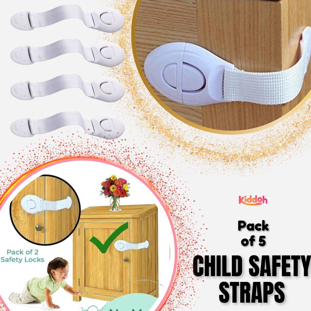 Home Safety Locks for Kids (Pack of 4) Child Safety Strap Lock-image-26