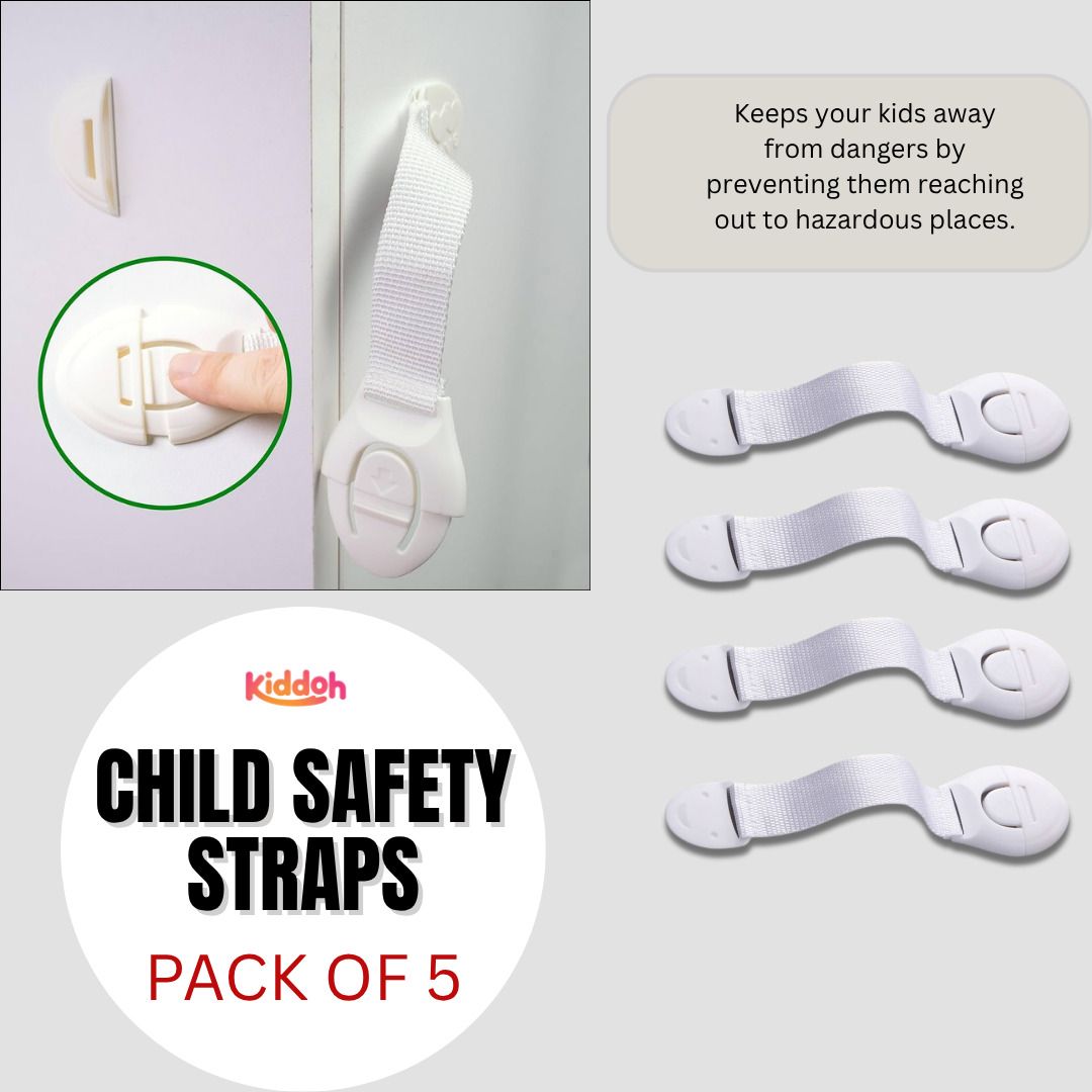 kiddoh Child Safety Cabinet Locks Set Child Safety Strap Lock-picture-31