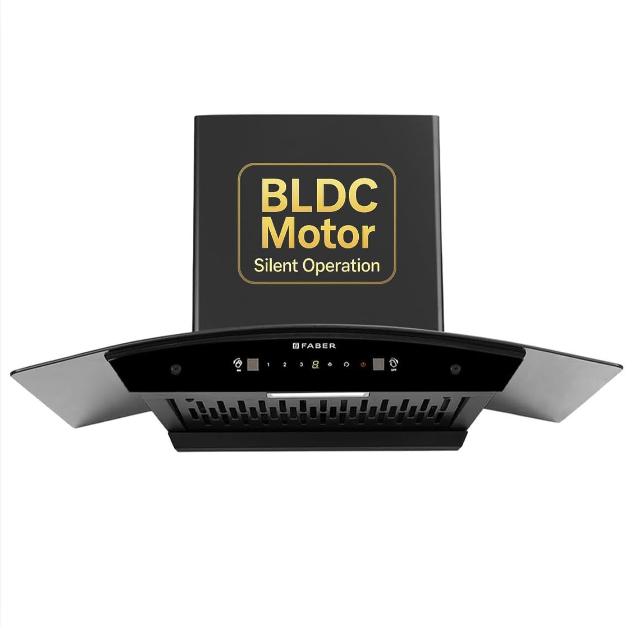 faber Vento 75cm 1500m3/hr BLDC Plug N Play Autoclean Filterless Chimney Auto Clean Wall Mounted Black 1500 CMH Chimney-picture-45