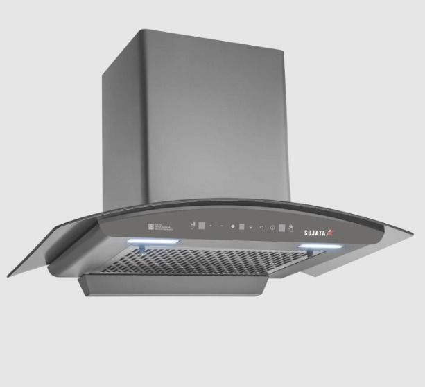sujata Azurite BLDC90 Auto Clean Ceiling Mounted Steel Grey 1550 CMH Chimney-picture-30