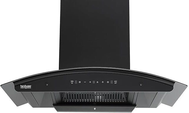 Zinnia BLK Autoclean 75 Auto Clean Ceiling Mounted Black 1349 CMH Chimney-image-24