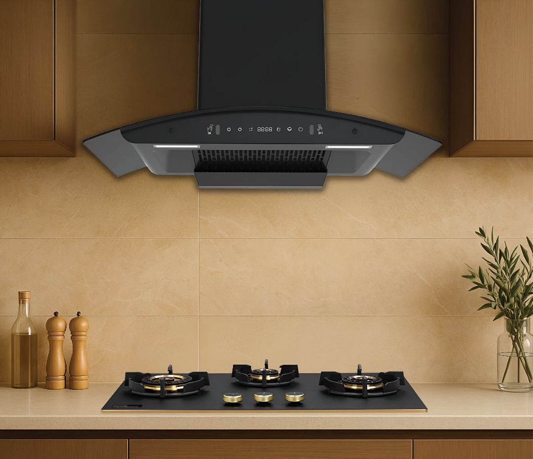 VIVIANA BLDC 90 Auto Clean Wall Mounted black 1450 CMH Chimney-image-42