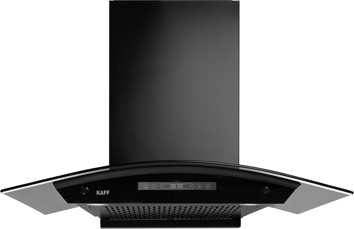 kaff KEC90A-DC Auto Clean Wall Mounted Black 1400 CMH Chimney-picture-1
