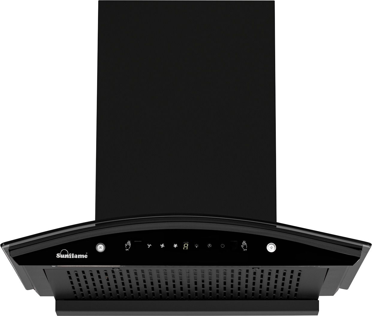 sunflame ROMA 60 BLACK Auto Clean Wall Mounted BLACK 1200 CMH Chimney-picture-25