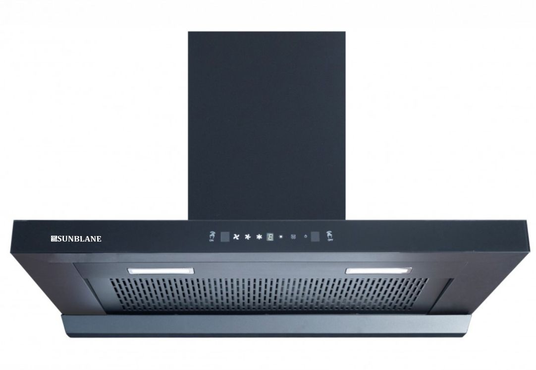 sunblane Royal Auto 60 cm 1500 m³/hr Auto Clean Filterless Wall Mounted Chimney Auto Clean Wall Mounted Black 1500 CMH Chimney-picture-28