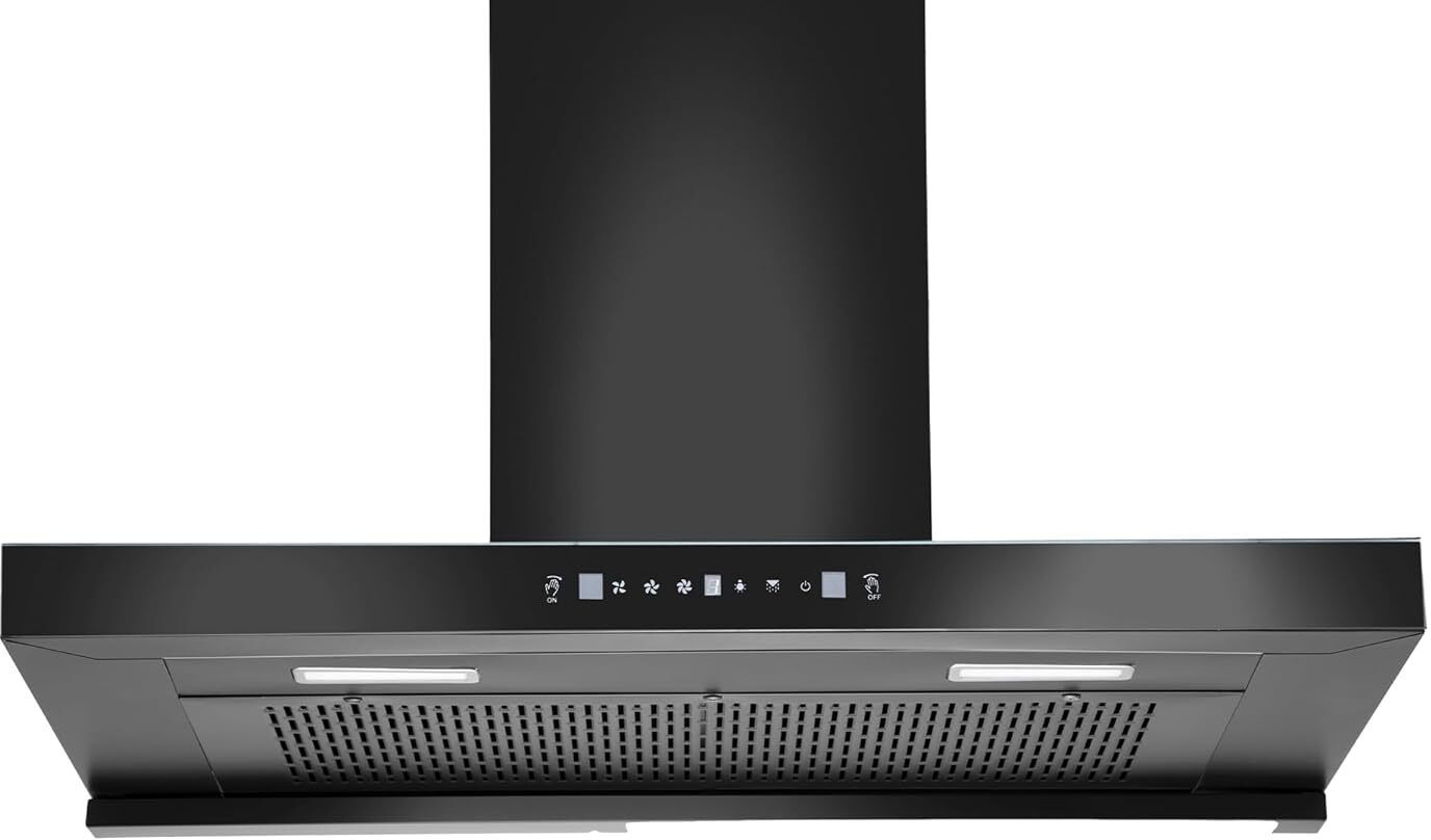 Tayla 90 Maxx Silence,Filterless Auto Clean Wall Mounted Black 1300 CMH Chimney-image-43