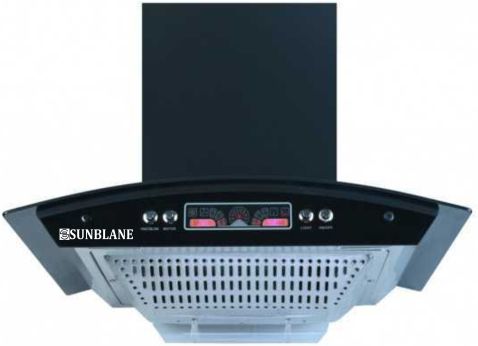 Nova Push 60 cm 1200 m³/hr, Conical Filter Wall Mounted Kitchen Chimney Wall Mounted Black 1200 CMH Chimney-image-8