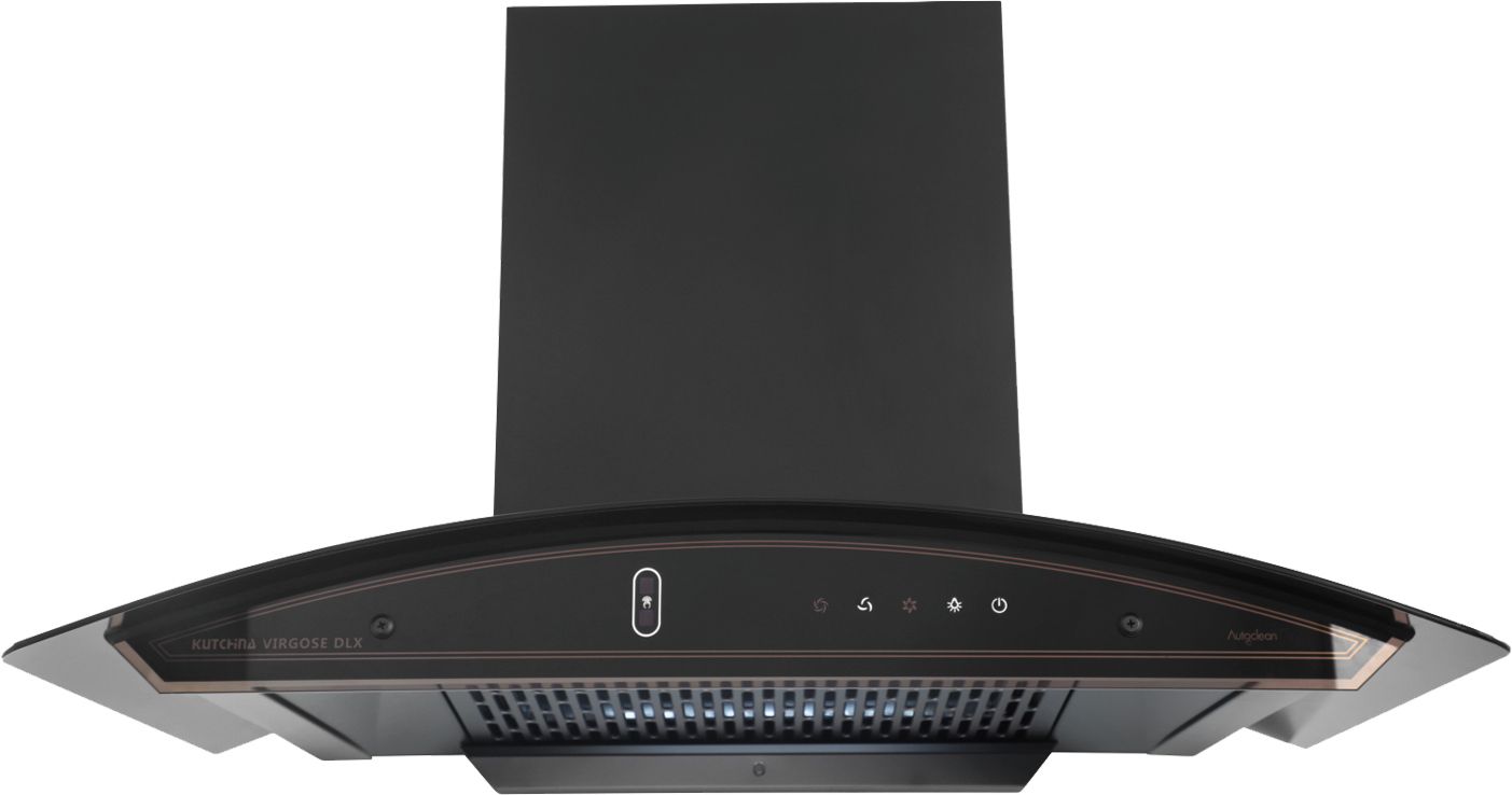 Virgose DLX 90 Auto Clean Wall Mounted Black 1400 CMH Chimney-image-49