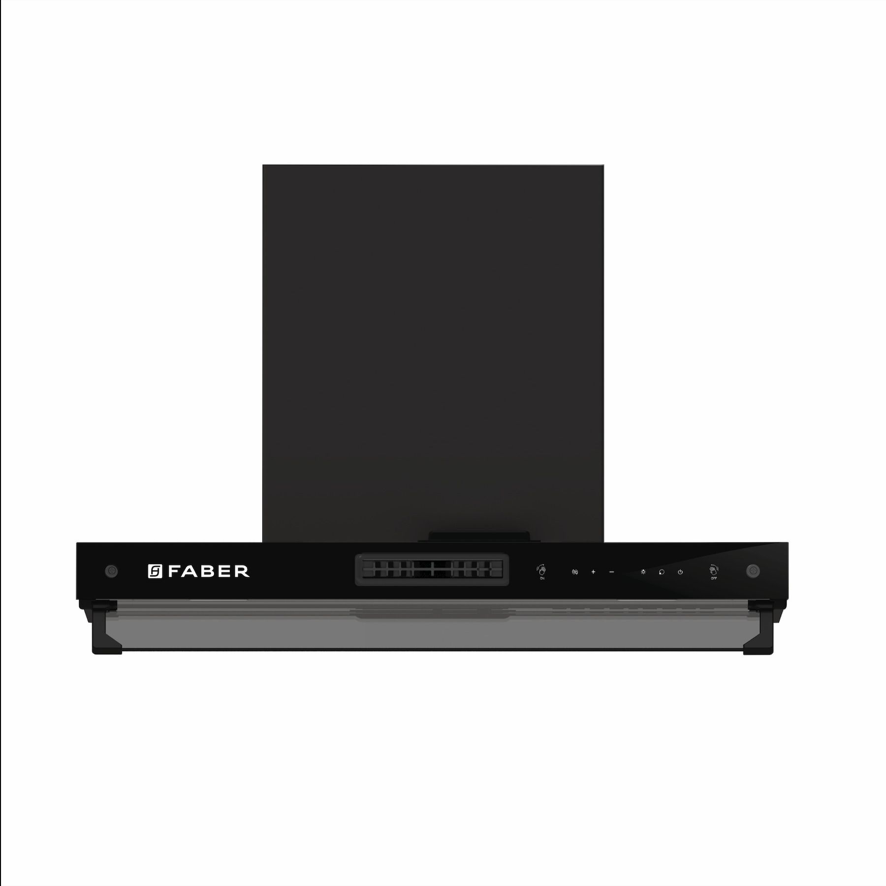faber HOOD AERO SMART FL HC TC BK 75 Auto Clean Wall Mounted Black 1400 CMH Chimney-picture-2