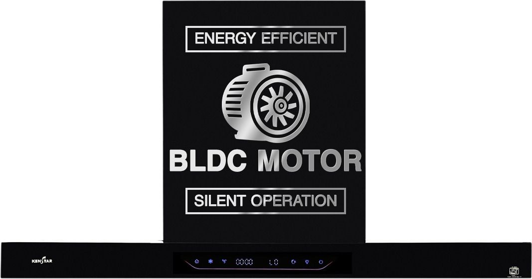 kenstar AeroGlide BLDC T SHAPE 90 CM Auto Clean Filterless Auto-clean Chimney With BLDC Motor 10 Speed Touch & Gesture Control Powerful Suction Low Noise Wall Mounted Black 1500 CMH Chimney-picture-12