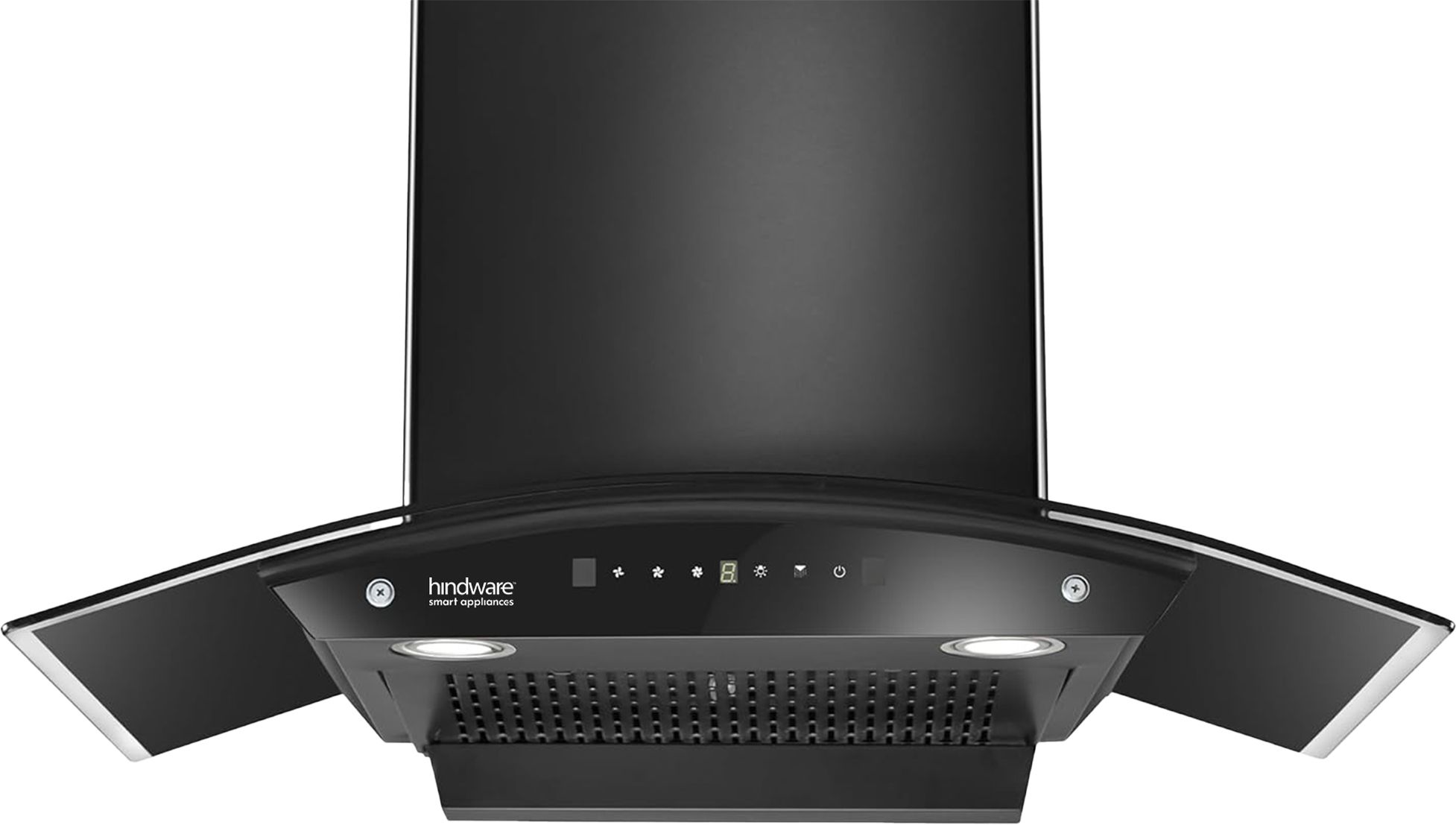 Ripple Neo 75 IN Auto Clean | Curved | Filterless | Touch Control | Motion Sensor | Energy Efficient LED Light | Powerful Suction | Wall Mounted Black 1200 CMH Chimney-image-46